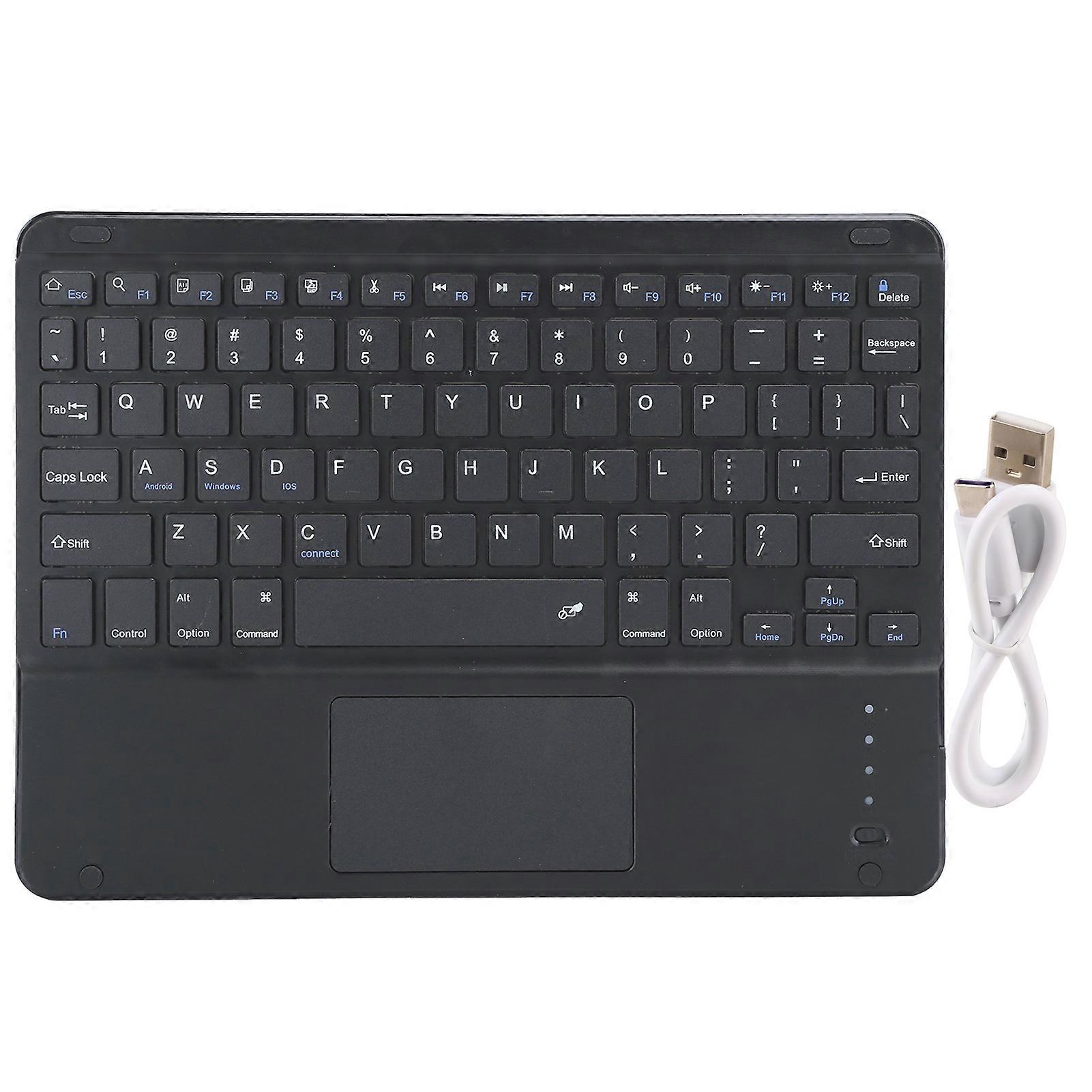 Keyboard Wireless Remote Computer Accessories for Windows/ iOS / Android System SmartphoneBlack