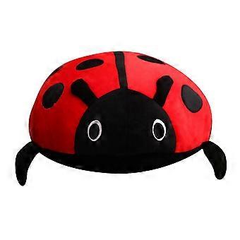 Cute Plush Toy Soft Ladybug Ladybird Insect Hold Doll Pillow Cushion Novelty Children Birthday Gift (Red, 40cm/15.7inch)