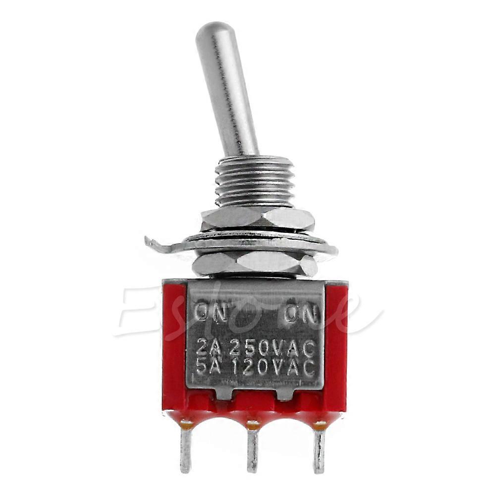 Momentary Toggle Switch 3 Terminal 2 Position (ON-ON) SPDT Rocker Toggle Switch