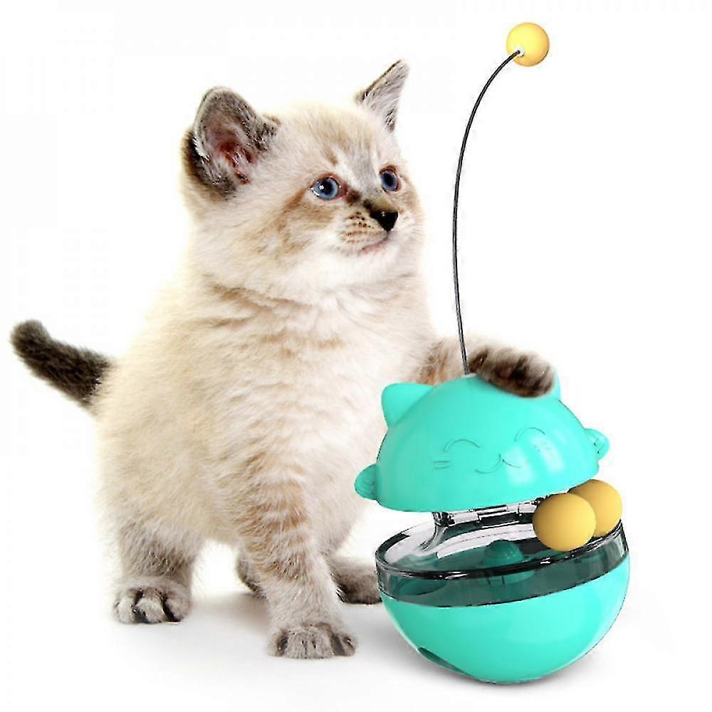 Cat Toys Funny 3 In1 Game Pet Cat Interesting Toy Tumbler Cats Tracks Spinning Ball Toys Puzzle Play