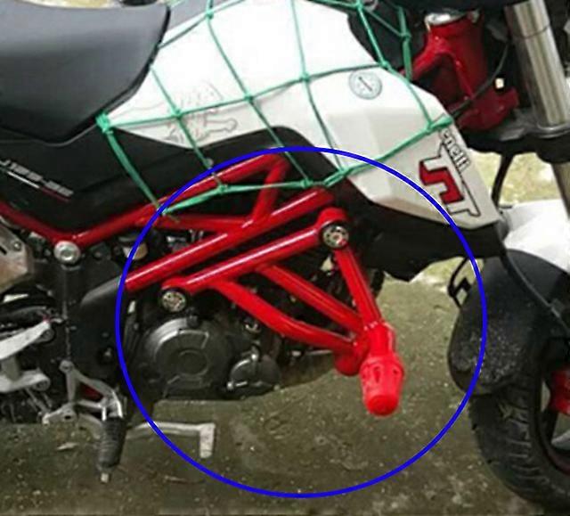 For Benelli BJ125-3E TNT125 TNT135 TNT 125 135 Motorcycle Accessories Engine Guard Bumper Crash Bars Stunt Cage Frame Protector