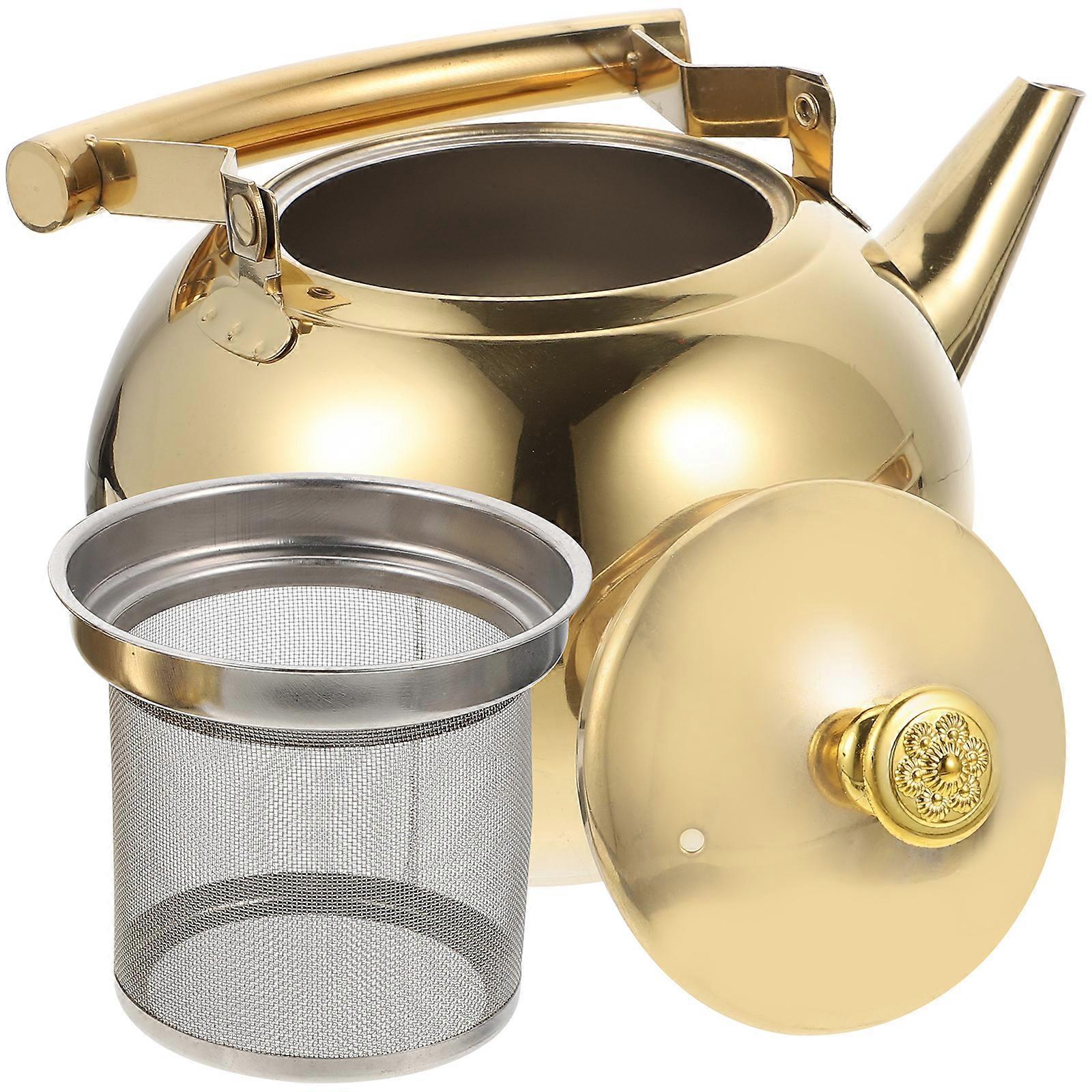 Stainless Steel Kettle Practical Tea Kettle Water Kettle with Strainer