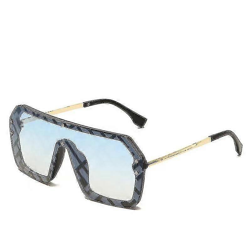 جديد كبير الإطار الاتجاه رسالة النظارات الشمسية شخصية ملتصقة العلامة المائية عدسة الرجال والنساء أزياء كل مباراة النظارات الشمسية
