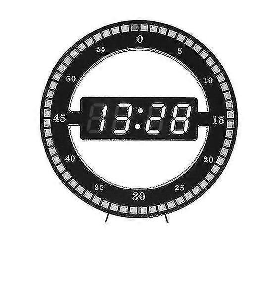 Living Room Wall Clock 5dled Creative Wall Clock With Jumping Seconds
