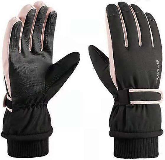 Women's Touch Screen Waterproof Windproof Ski Gloves