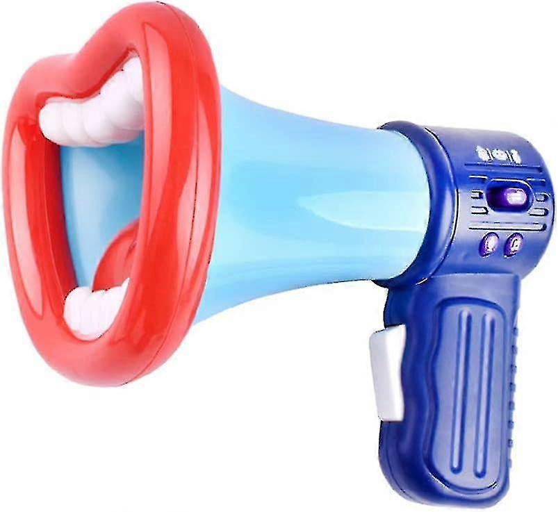 מגפון ילדים מצחיק מחליף קול צעצוע קולי יצירתי מגפון צעצוע בדיחה קוספליי לילדים - משען