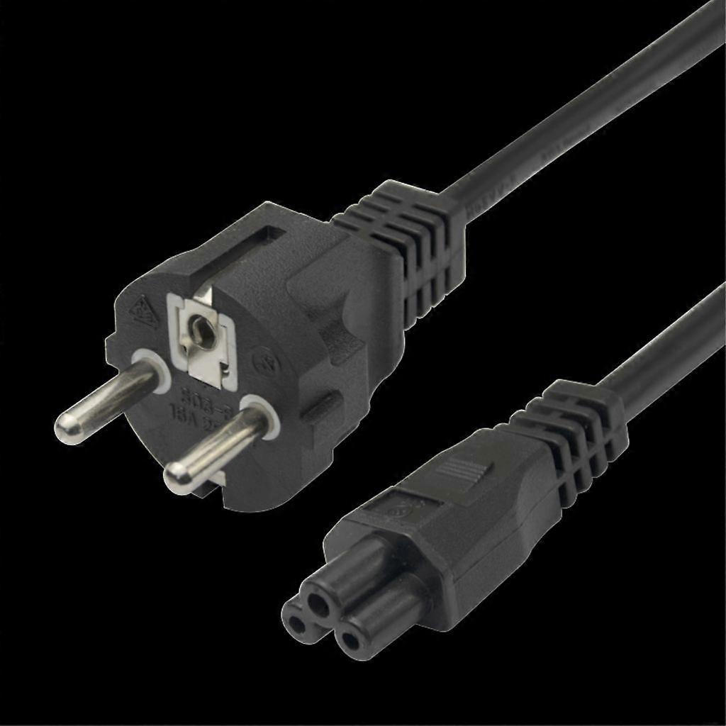 Power Cable CEE 7/7 - C5, 1.5m - Black