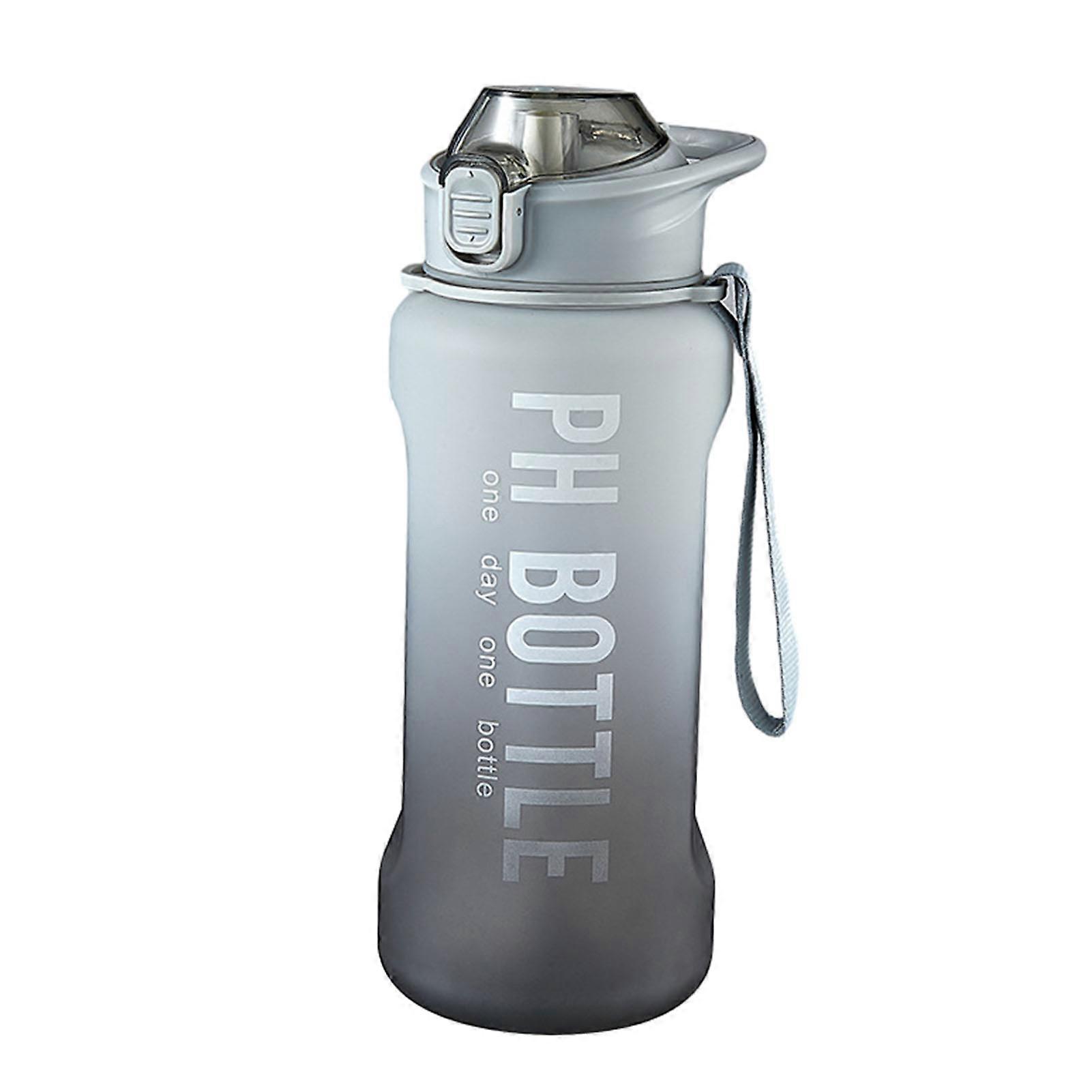 2200ml Frosted Gradient Water Bottle Personalized Drinking Cup for Camping Picnic