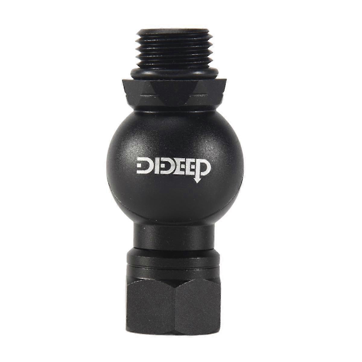 DIDEEP Global Universal 360 Degree Swivel Hose Adapter for 2nd Stage Scuba Diving Regulator Connector Dive Accessories