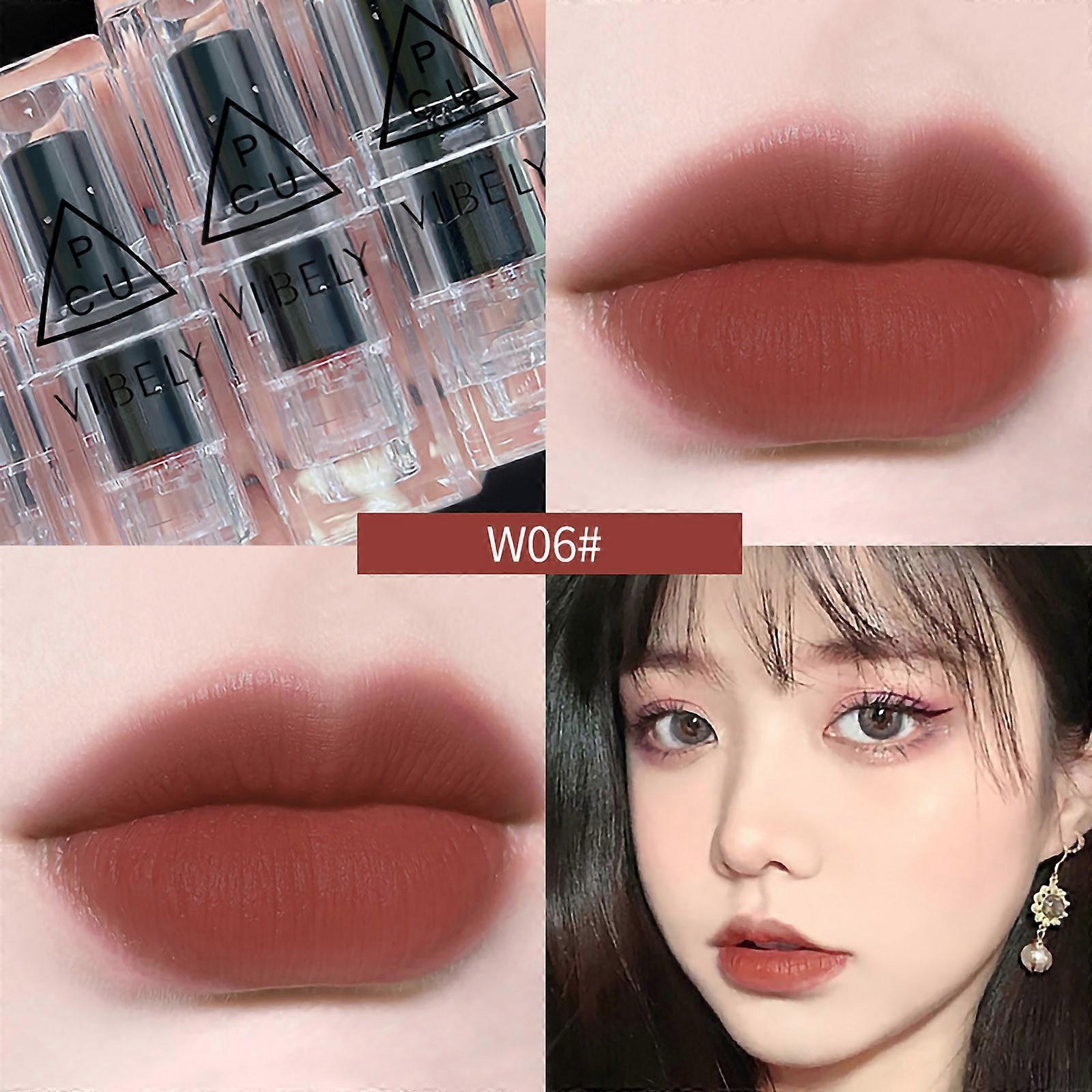 Transparent Tube Lipstick Matte Velvet Daily All-match Color Development