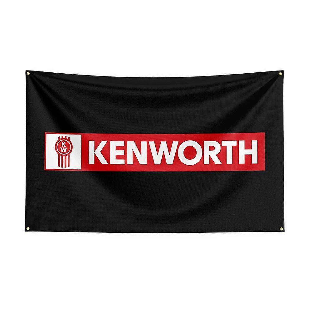 Spanduk Mobil Balap Cetak Poliester Bendera Kenworths 3X5 Kaki untuk Dekorasi 1