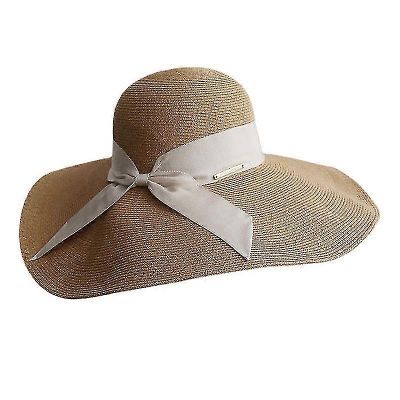 Women's wide brim foldable floppy beach hat