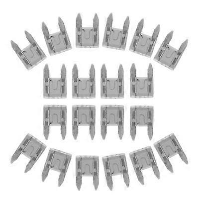 100 PCS Auto Mini Blade Fuse, DC 12V 25A(Transparent)