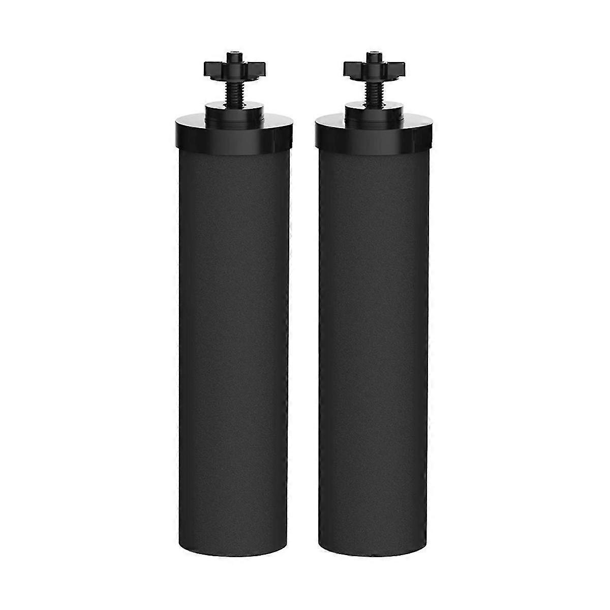 2pcs Water Filter Replacement For Black Activated Carbon Bb9-2 Filters For Gravity-fed Water Filter