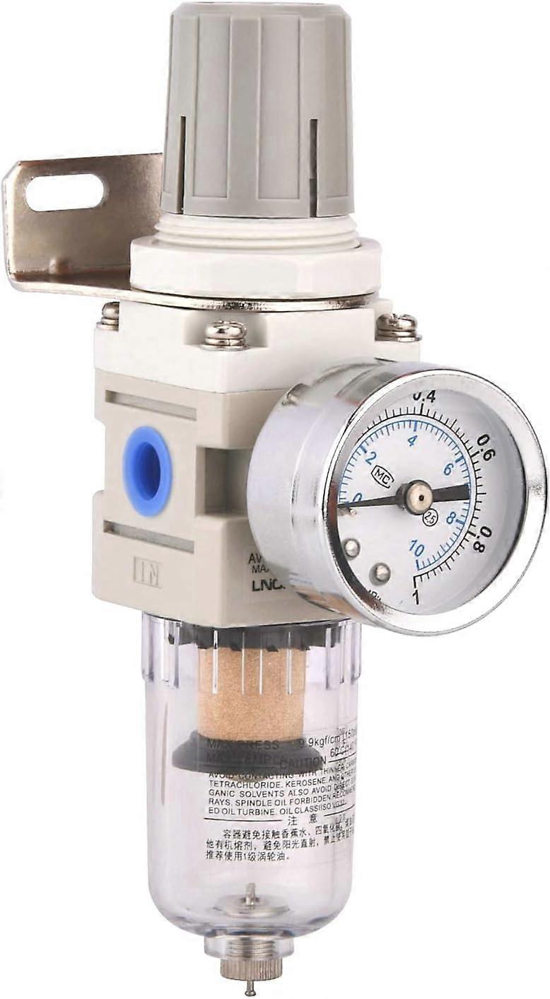 Water Separator - Compressed Air Regulator - For Compressor - 1/4" - Recommended