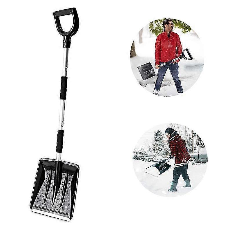 3 In 1 Snow Shovel Detachable Snow Remover Comfortable Anti-freeze Snow Scraper With Snow Brush Ice Scraper Outdoor