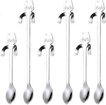 Cat Spoon Coffee Teaspoon, Stainless Steel