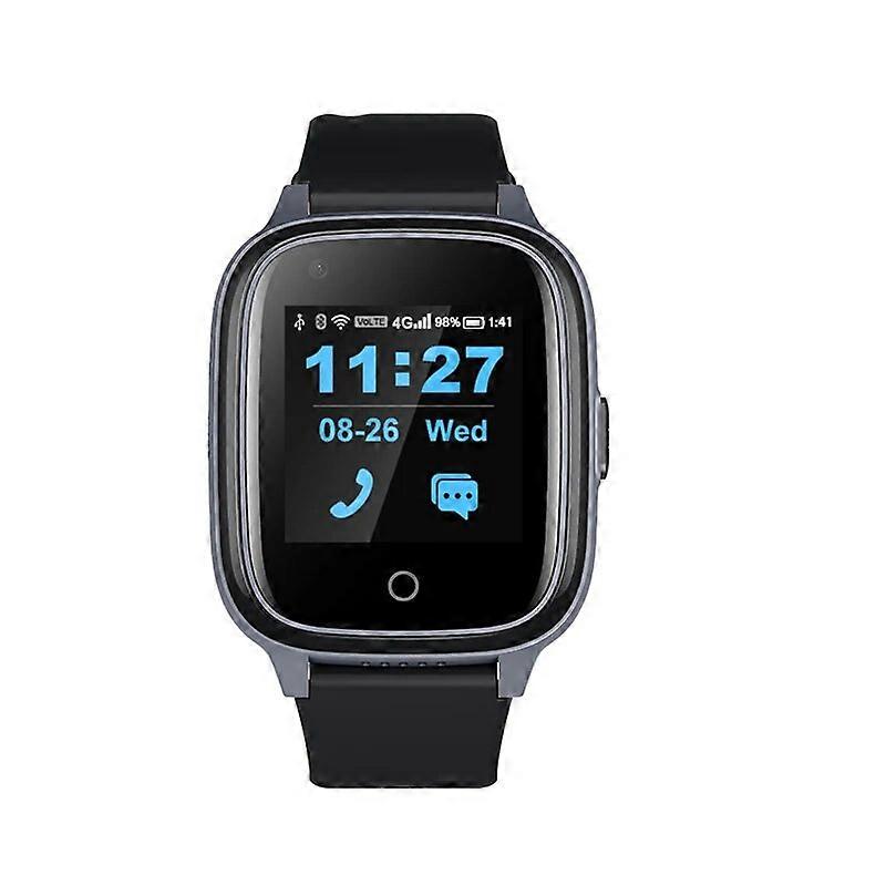 Smart 4G Ældre Gamle Mænd Ur Puls Blodtryk GPS WIFI Position Track Monitor SOS Stemme Videoopkald Kamera Smartwatch