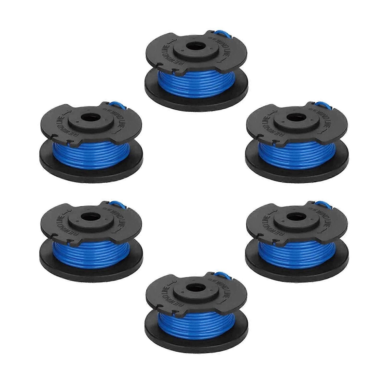 6pcs Replacement Spools Compatible Cordless Mowers