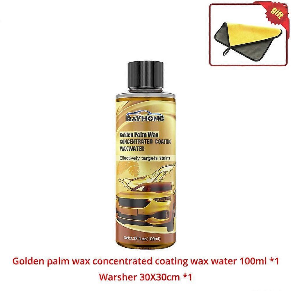 Cera de Lavagem de Carnaúba Dourada 3 EM 1 Pasta de Lavagem, ing e Polimento Hidrofóbica Quick Coat e Kit Drop