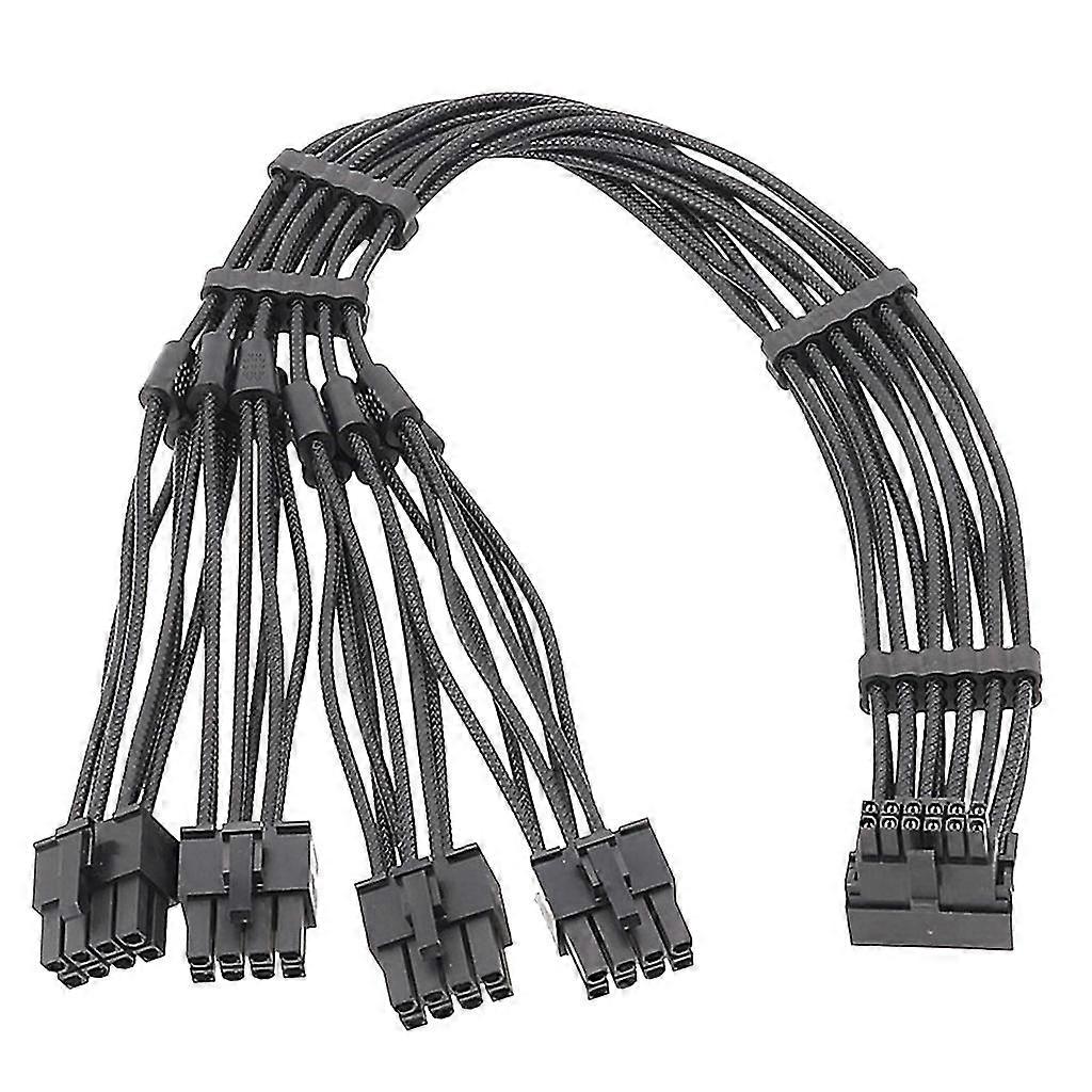 Rtx40グラフィック・カードのための12vhpwr Pcie5.0 16pin Atx3.0ケーブルへの3x 4x 8pin男性