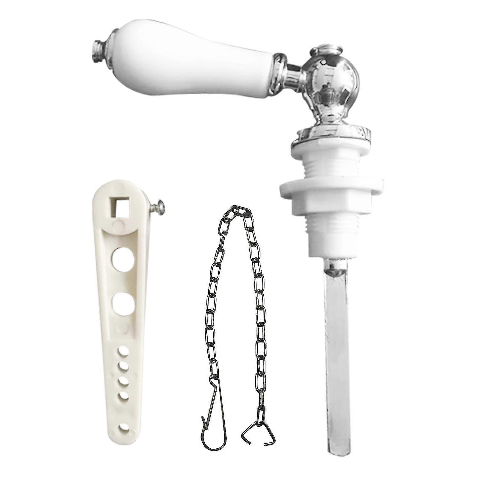 WC Herramienta Lavabo Cerámica Inodoro blanco Cisterna Palanca Flusher Estilo victoriano