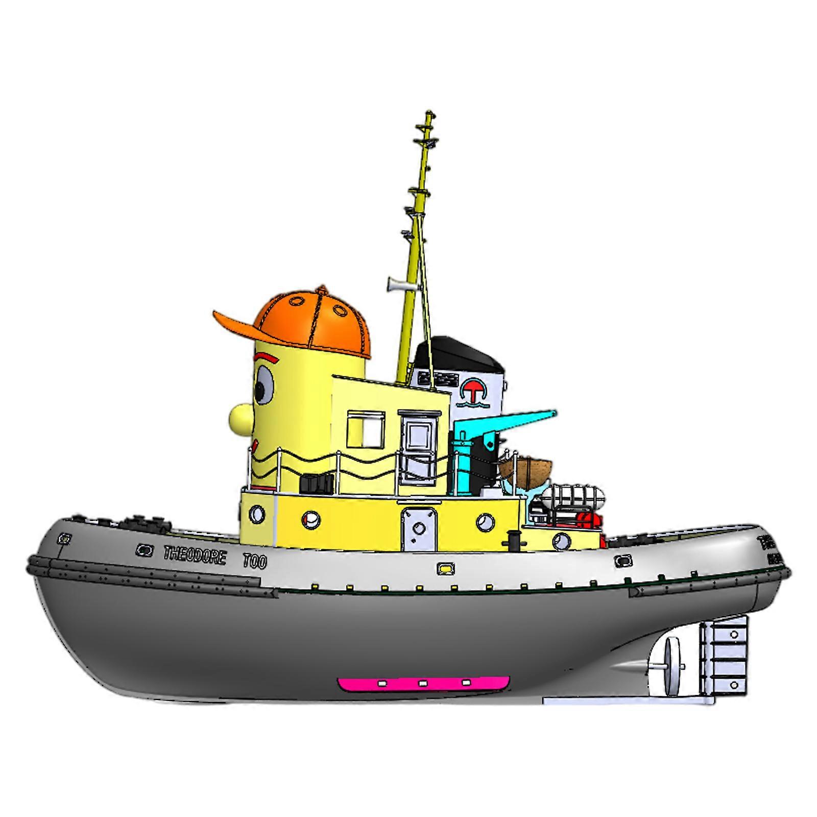 Theodore Too Tugboat Scale 1:25 675mm 26 RC Model Ship Kit Fg