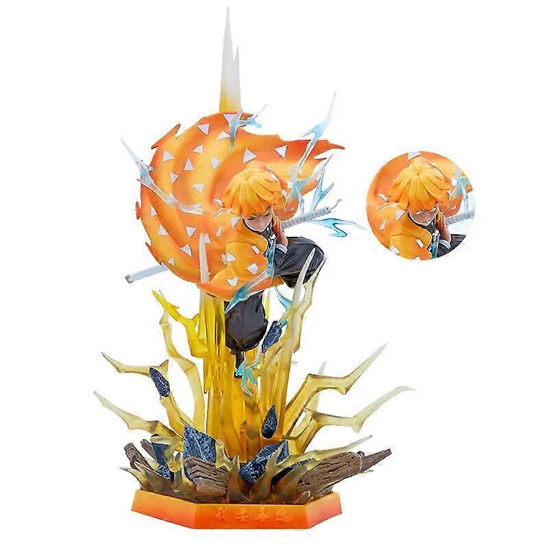 鬼滅の刃アニメジェーン刻印アガツマ善逸サンダーボルトフラッシュPVCアクションフィギュアデコレーションモデルドールおもちゃキッズギフト