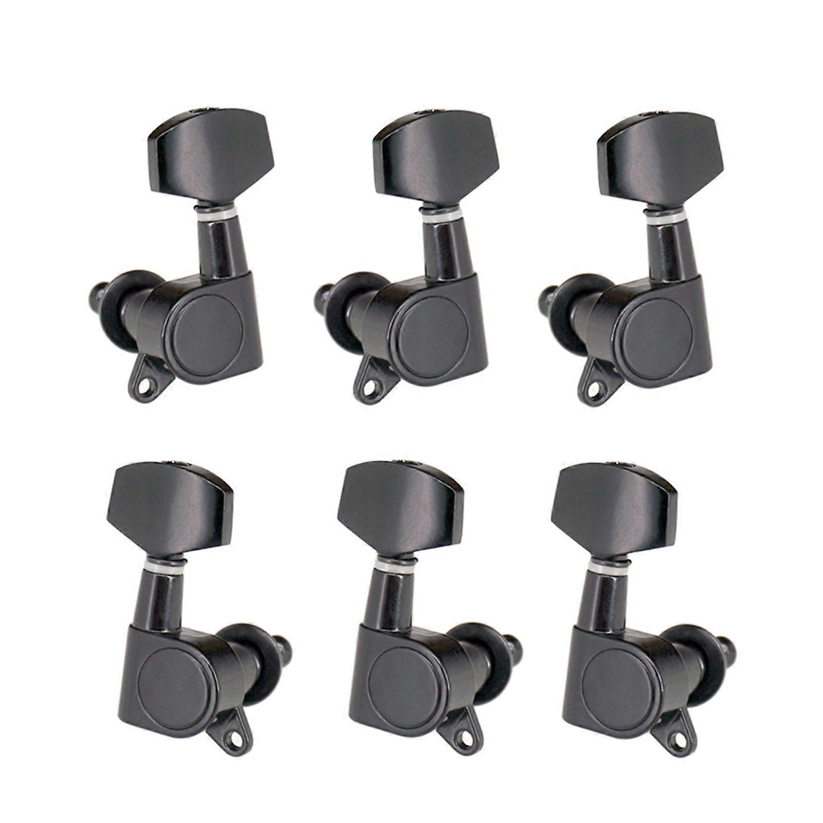 6Pcs Sealed Locking 3l3r Tuning Pegs String Tuners Electric Acoustic Guitar Tuner Hine Heads Knobs