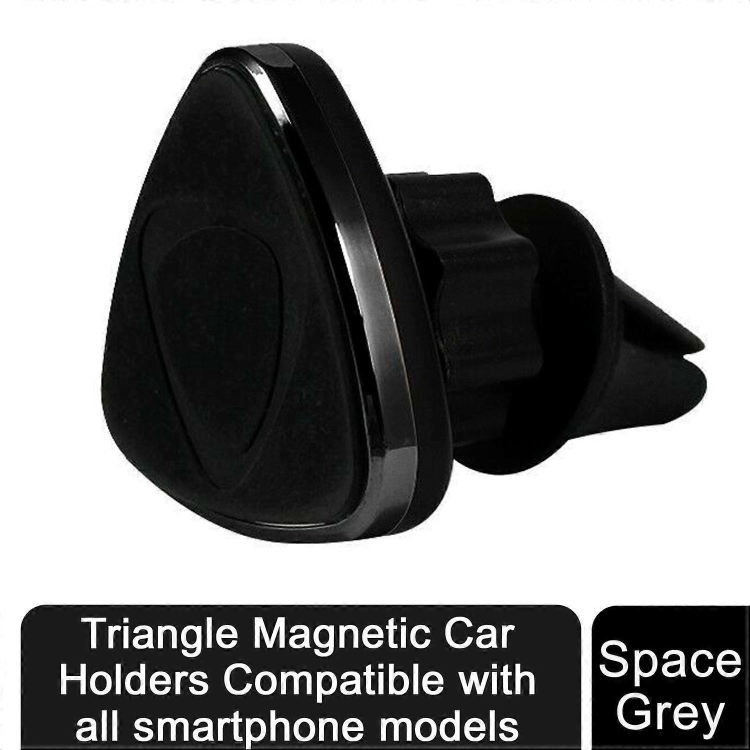 Triangle Magnetic Car Holders Compatible with all smartphone models Space Grey