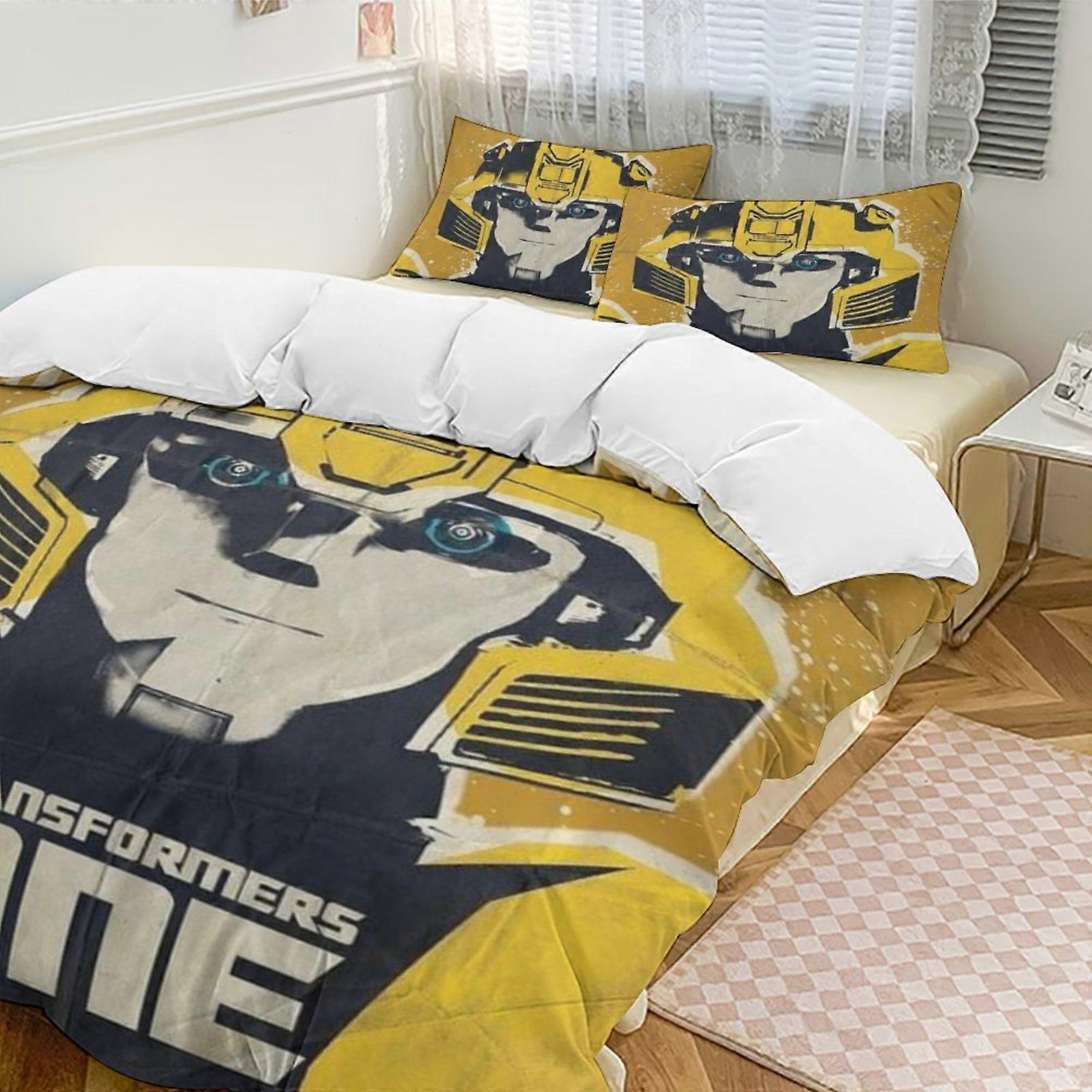 a3013 Lençóis Transformadores Conjunto de Cama Capa de Edredão Tema dos Desenhos Animados Lençóis de Quarto Infantil iip3013
