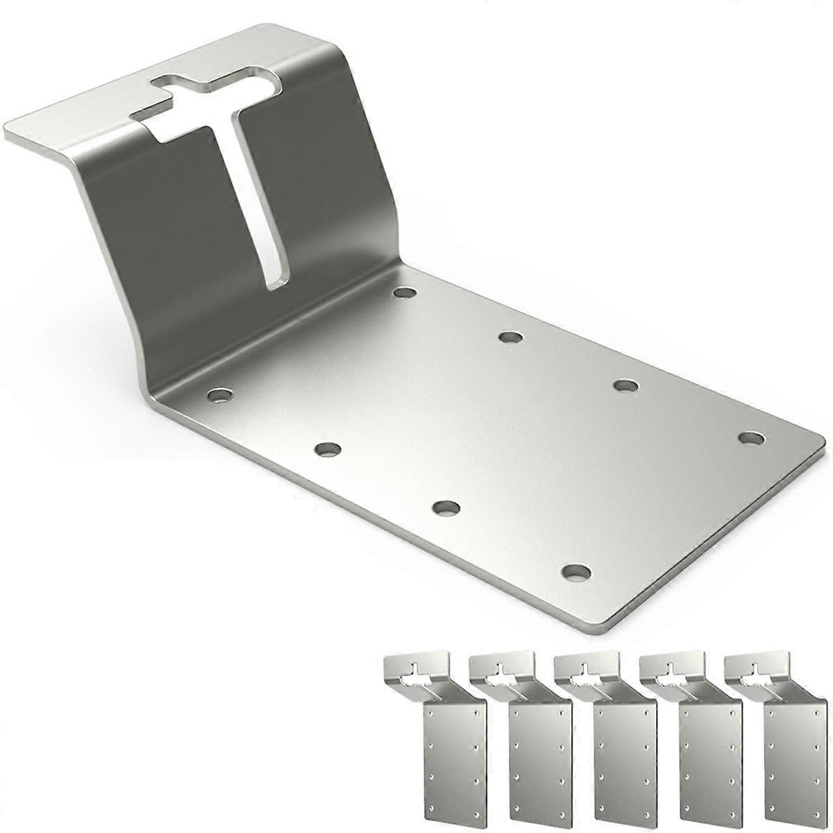 6 Pack -Post Bracket 3inch (Vertical) Post Mounting Bracket, Mounting Post Bracket for Signs, Plywo