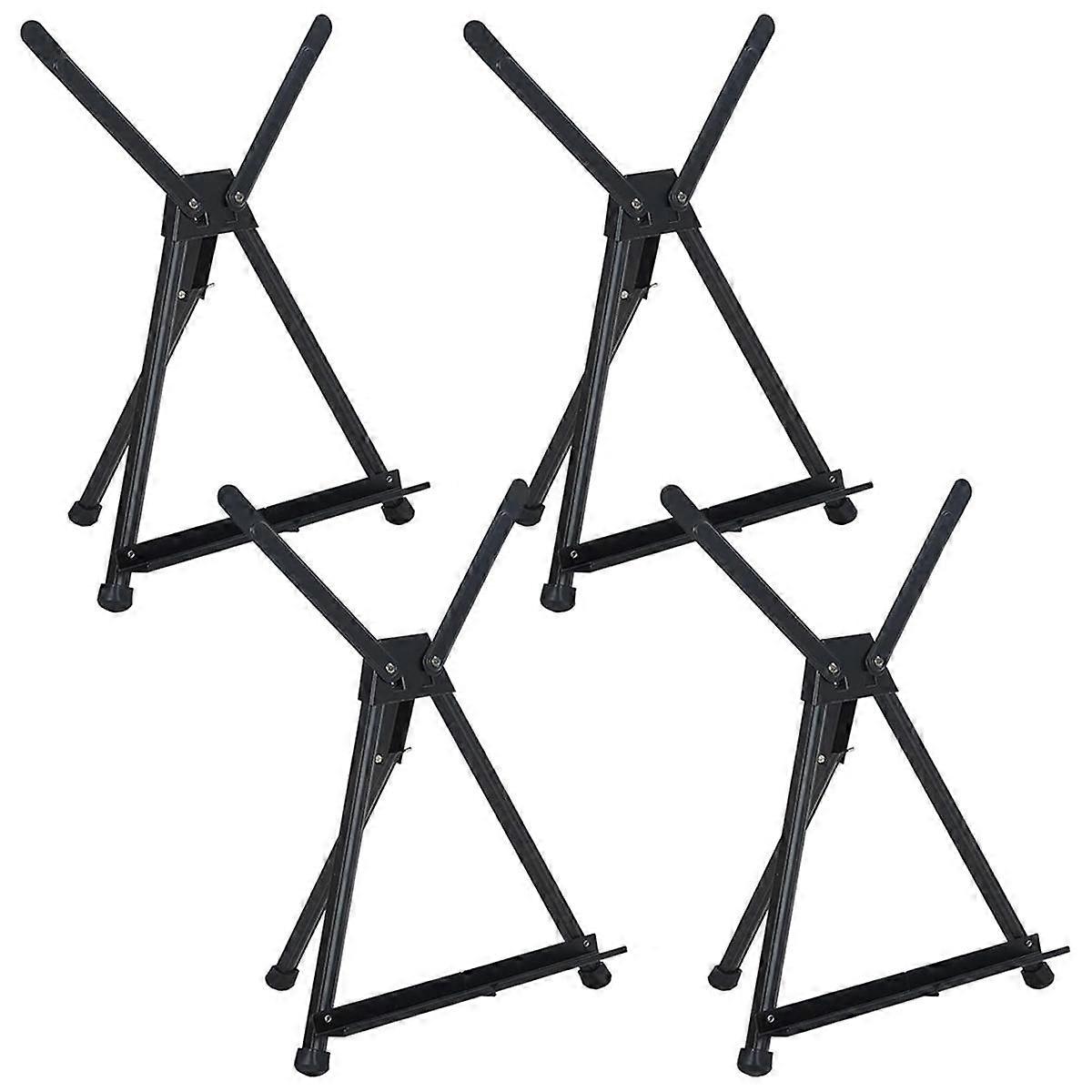 4Pcs Tabletop Easels, Metal Easel Stand for Painting & Display, Desktop Art Painting Easel, Paint Easel Tripod Stand