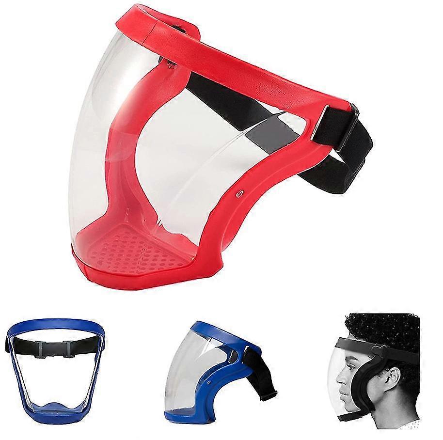 フルフェイス保護マスクシールドバイザーHD透明フルフェイスマスククリアスプレースプラッシュプルーフ通気性カバー