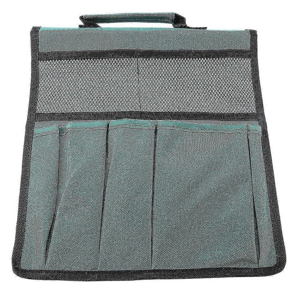 Garden Kneeler Bench - Foldable Portable Stool with Tool Storage Pouch (Green)