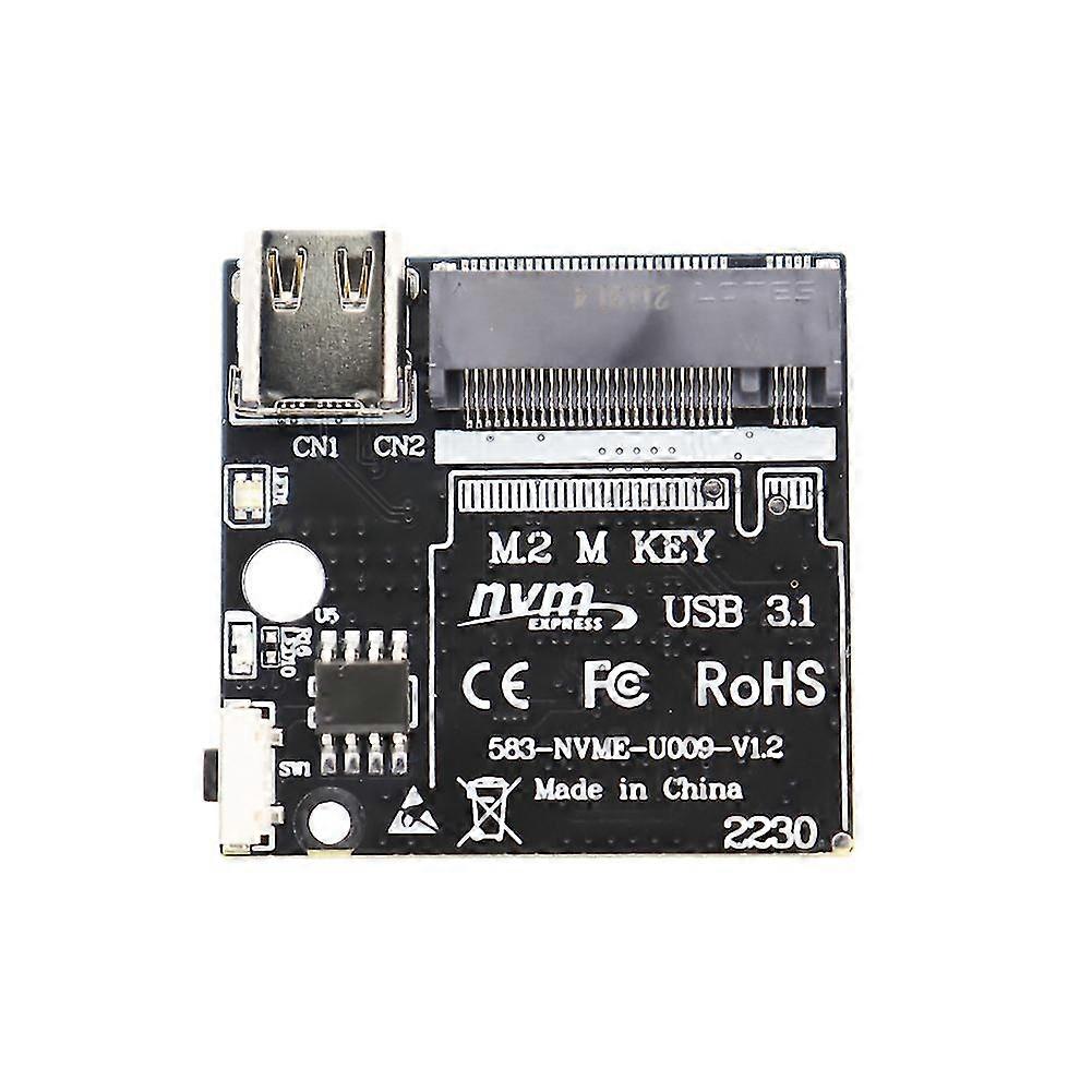 M.2 Nvme To Usb3.1 Type-c Adapter M2 Ssd Board M.2 To Usb3.1 Adapter For M.2 Nvme M2 Ssd Jms583 For
