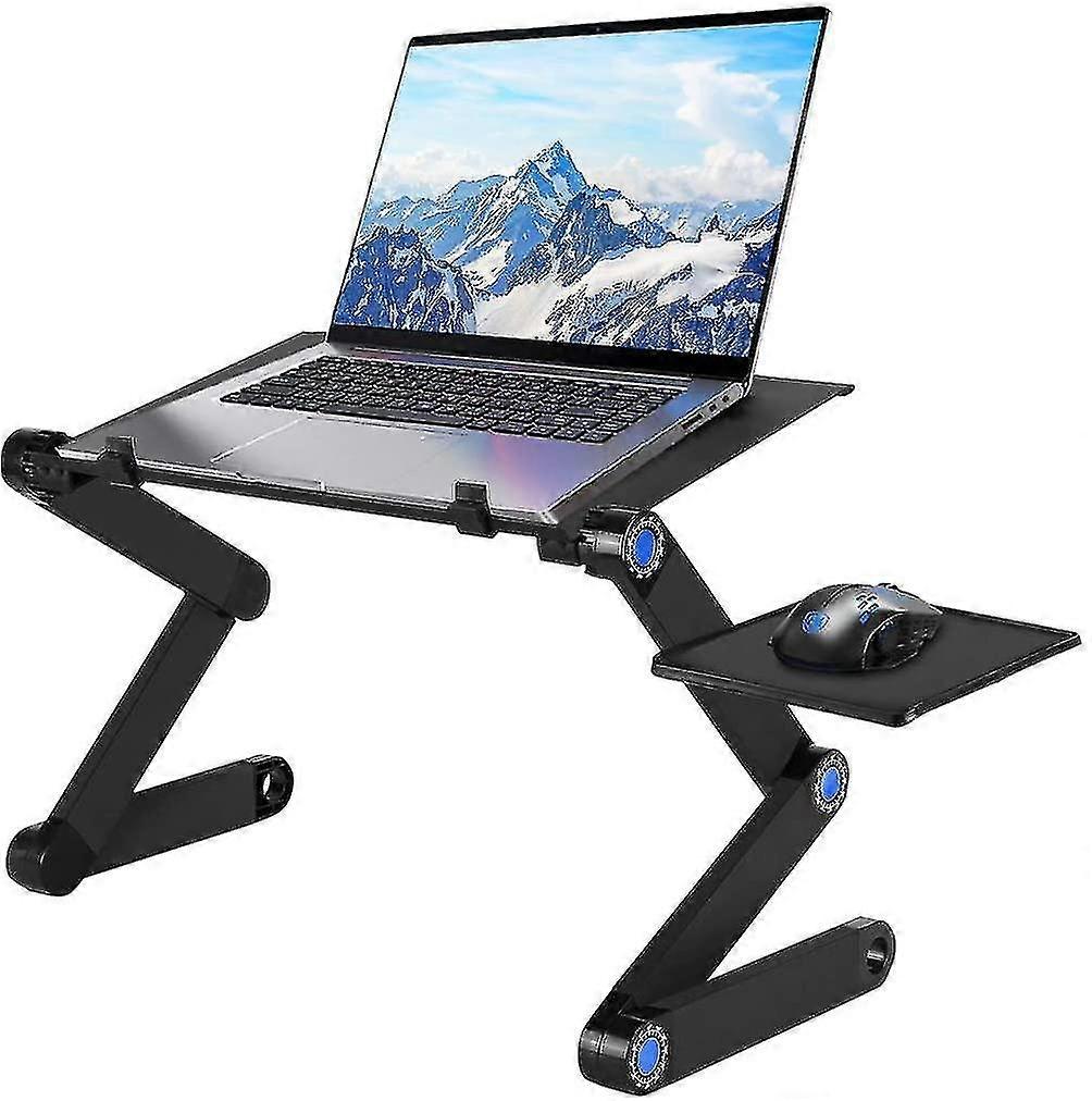 Adjustable Portable Laptop Stand Bed Desk Table Holder Riser Vertical Foldable Folding For Sofa Couch