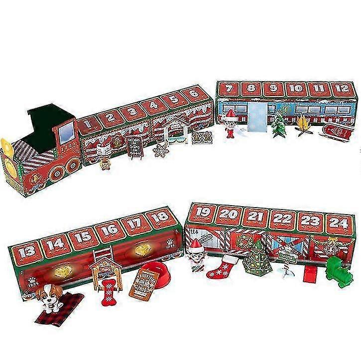 Christmas Train Countdown Gift Blind Box Collectable