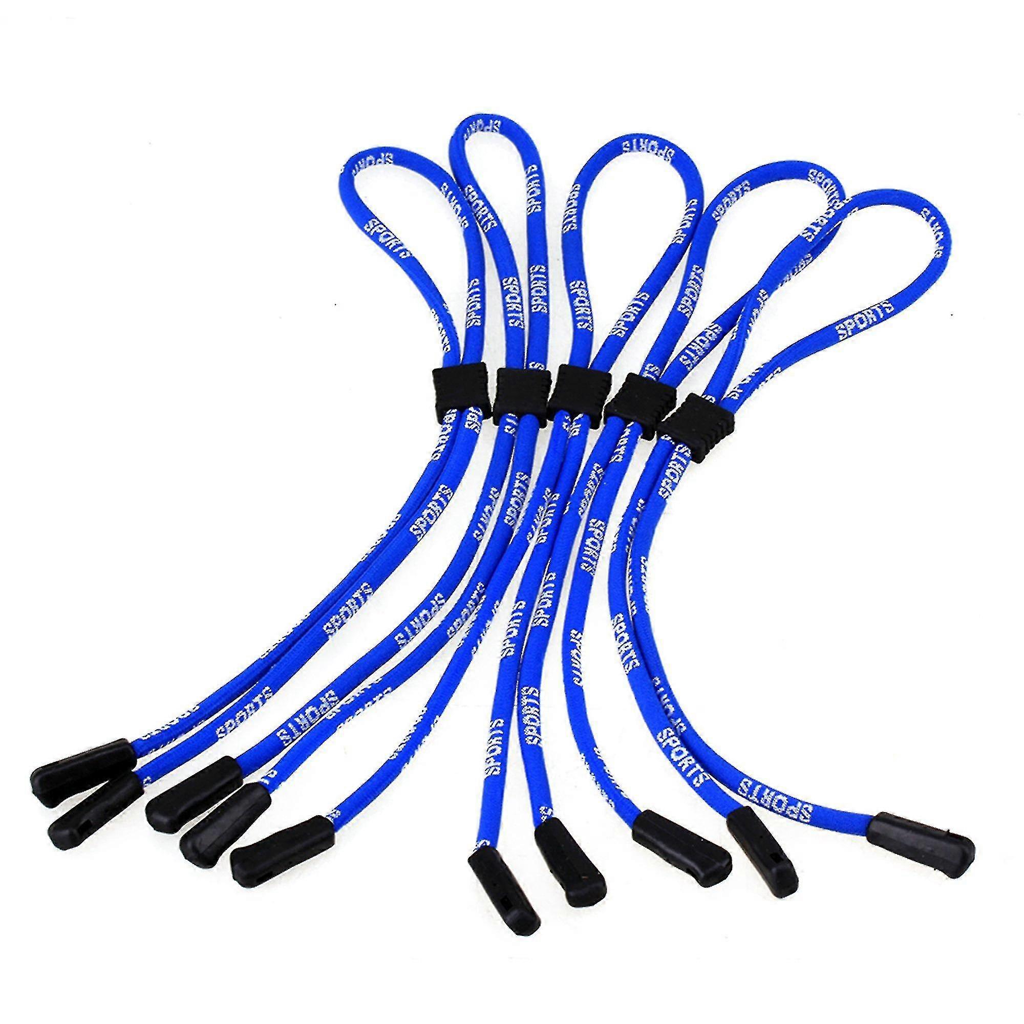 5pcs Eyeglass Holder Blue Sunglass Glasses Strap