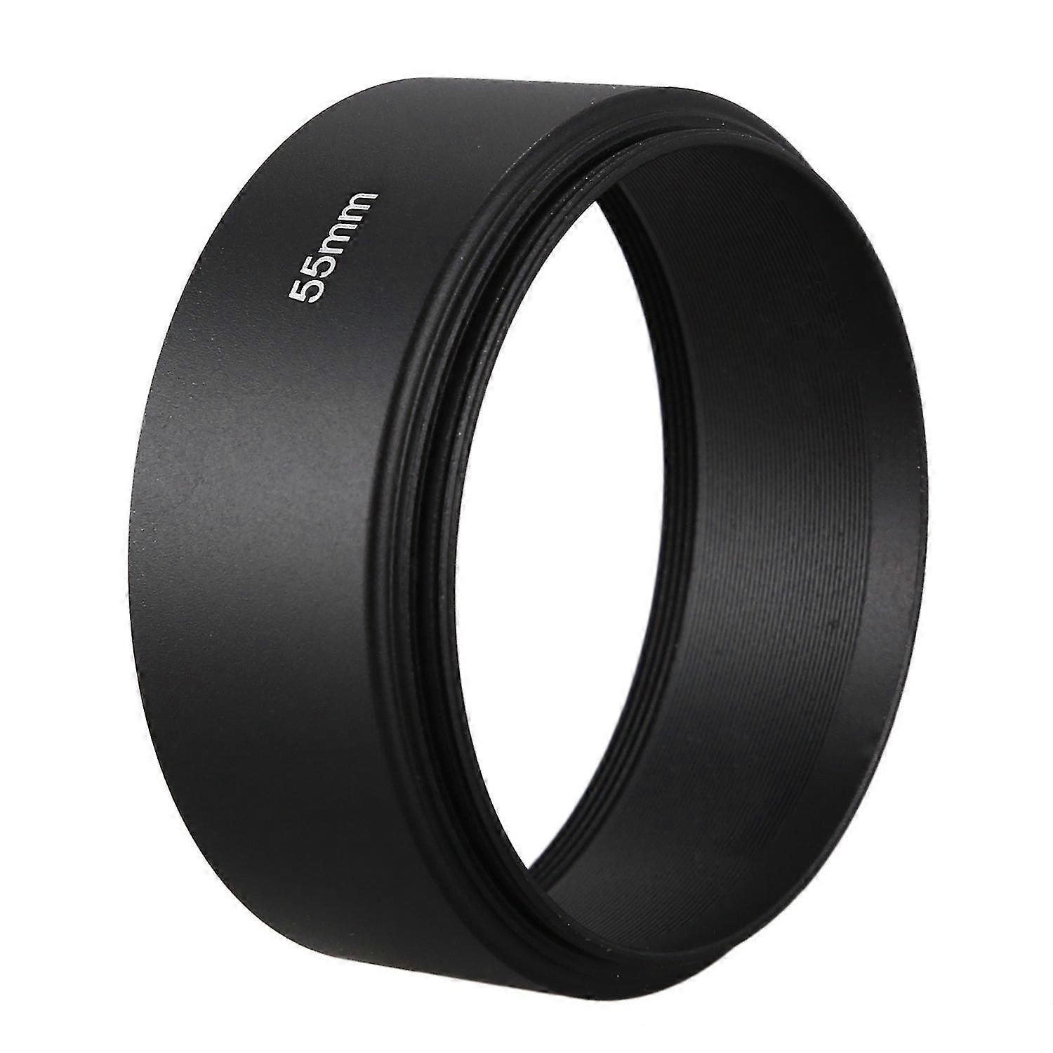 55mm Mount Standard Metal Lens Hood For