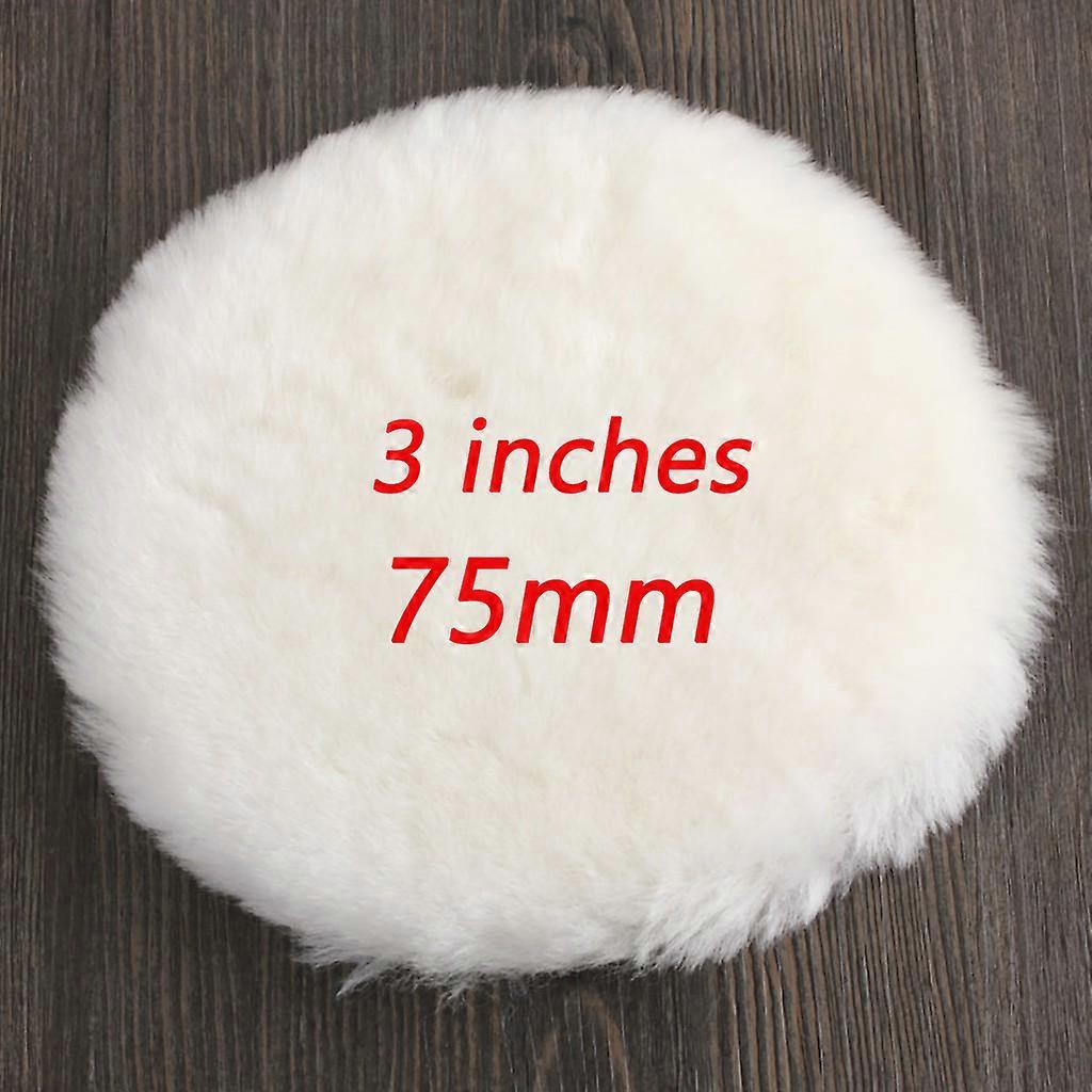 5 Sizes 75-180mm Wool Polishing Disc Car Waxing Polishing Buffing Car Paint Care Polisher Pads Auto Washing Accessories