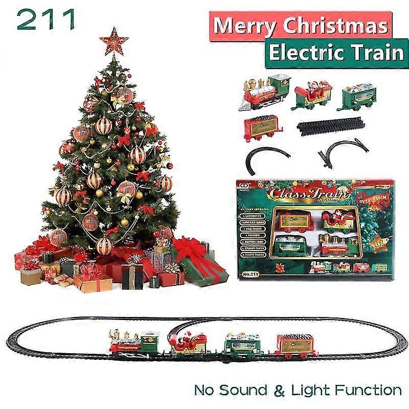 Lys Og Lyde Juletog Sæt Jernbanespor Legetøj Juletog Gaver Legetøj Til Børn Fødselsdagsfest Julegave Til Barn,Stilarter 4