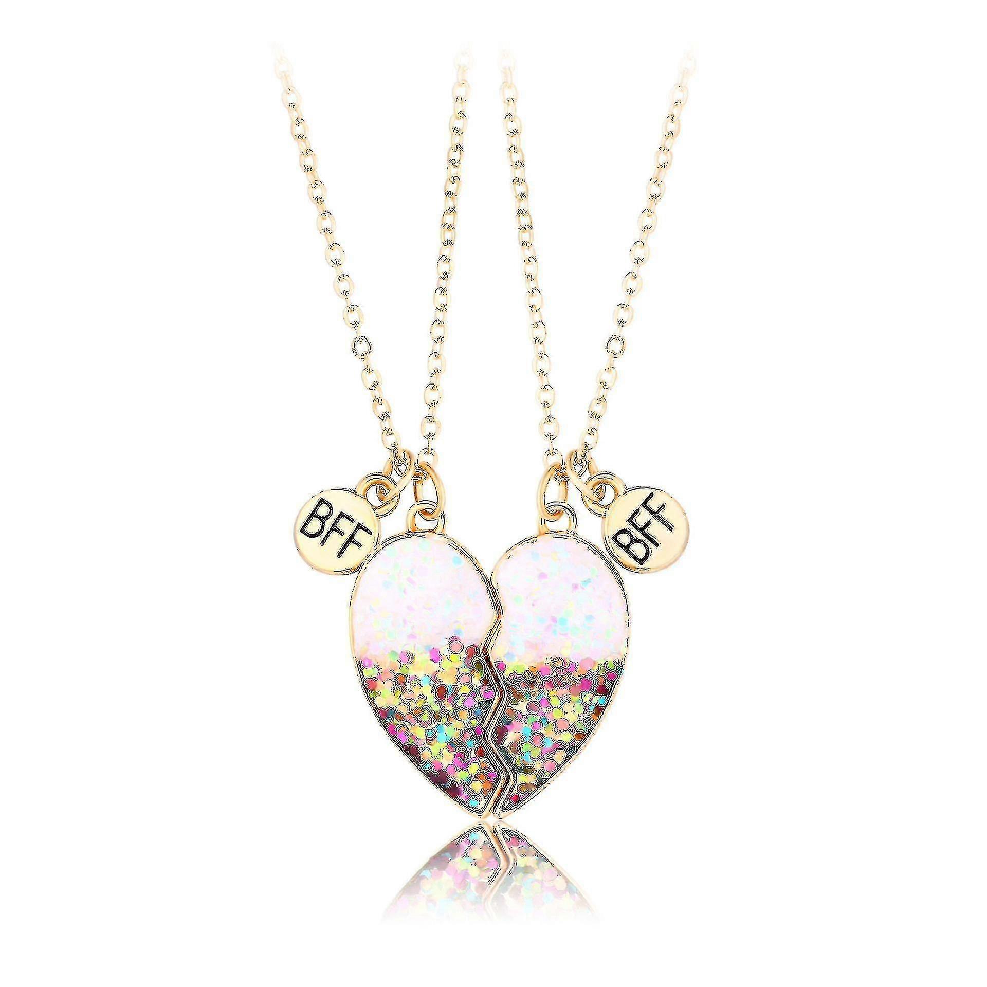 2pcs Couple Necklace Is Suitable For Pendants
