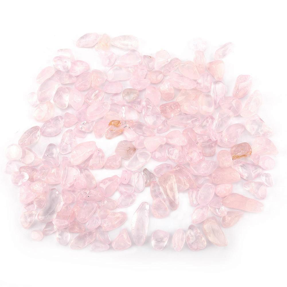 Pink Natural Crystal Quartz Tumbled Stone Chips (Crushed Pieces)