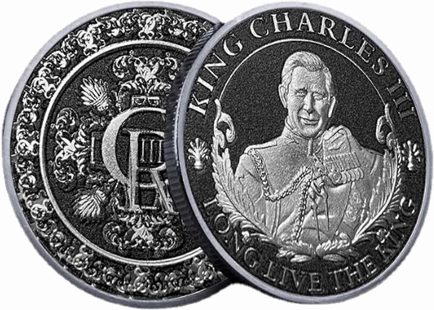 King Charles Iii Commemorative Coin,king Charles Iii Coronation Souvenirs 2023 Commemorative Coin Metal Coins For Collectors