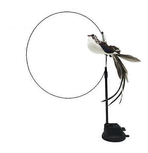 Cat Toys, Cat Wand Toy, Cat Bells Magic Wand Suction Cup, Cat Rod With Feathers And Bells Bird Lifelike