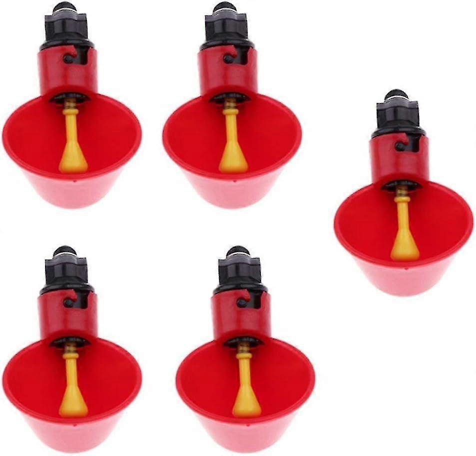 5pcs Automatic Drinker Portable Plastic for Pigeon Chickens Poultry