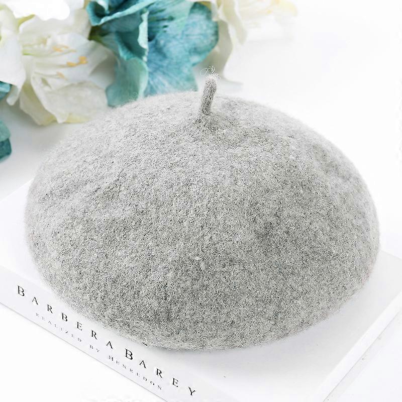 Breathable Wool Beret Hat for Winter Fall Season