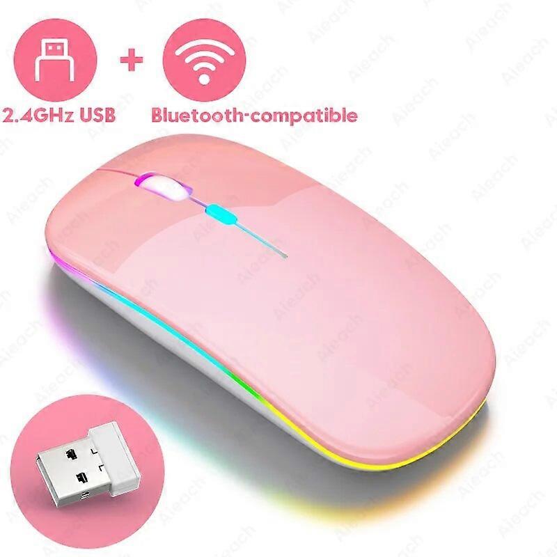 Rechargeable Wireless Mouse For Laptop Macbook iPad Tablet PC Computer Bluetooth Mouse Gaming 2.4GHz USB Backlight Silent Mice Mice & Trackballs