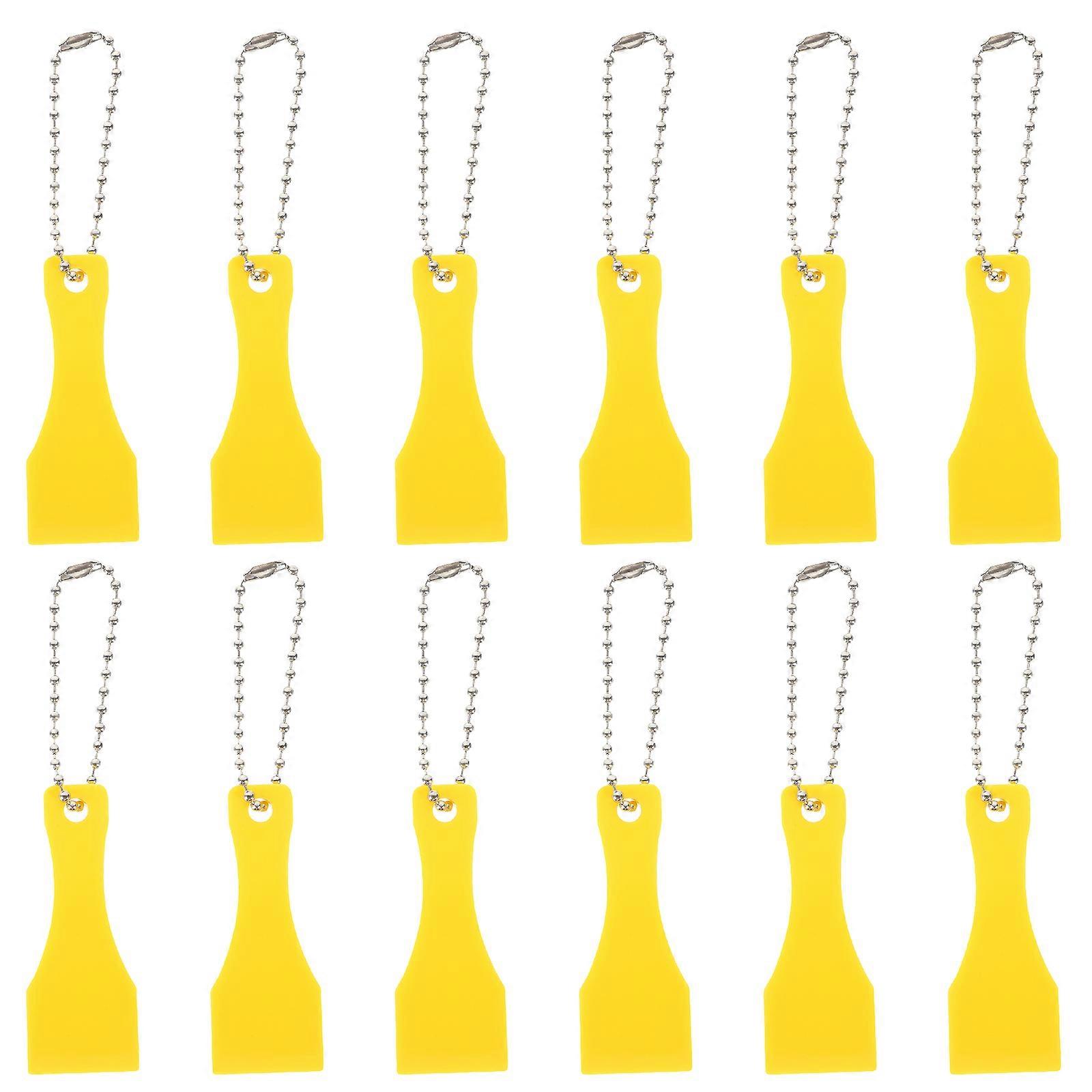 12Pcs Lottery Ticket Scratcher Tool Portable Sticker Label Remover Tool Plastic Scraper Tool